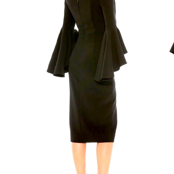 Milly black dress off shoulders, hardly worn, Size 2 - Picture 2 of 9